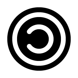 copyleft fill icon