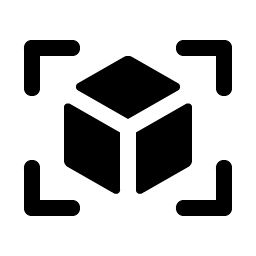 cube focus fill icon