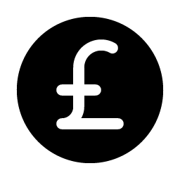 currency gbp fill icon