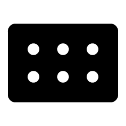 dots six fill icon