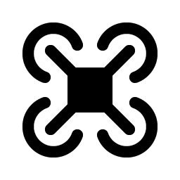 drone fill icon