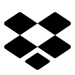 dropbox logo fill icon