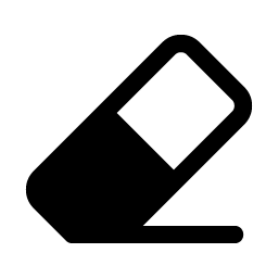 eraser fill icon