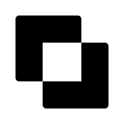 exclude square fill icon