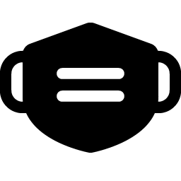 face mask fill icon