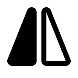 flip horizontal fill icon