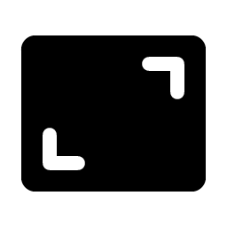 frame corners fill icon