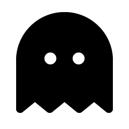 ghost fill icon