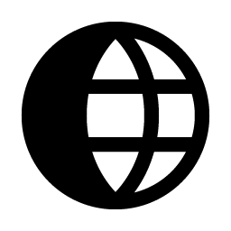 globe fill icon