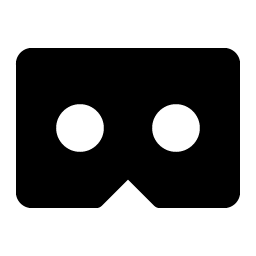 google cardboard logo fill icon