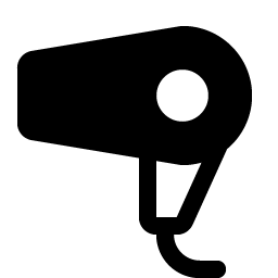 hair dryer fill icon