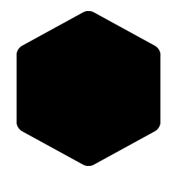 hexagon fill icon