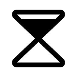 hourglass simple high fill icon