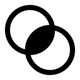 intersect fill icon