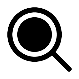 magnifying glass fill icon