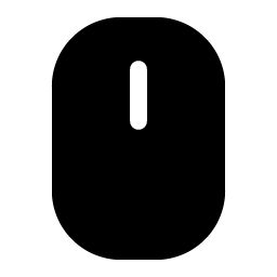 mouse simple fill icon