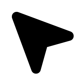 navigation arrow fill icon