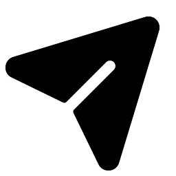 paper plane tilt fill icon