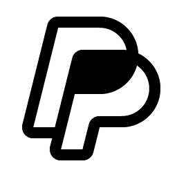 paypal logo fill icon