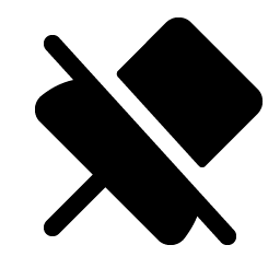 push pin slash fill icon