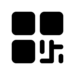 qr code fill icon