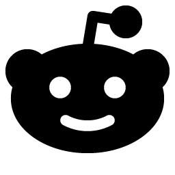reddit logo fill icon