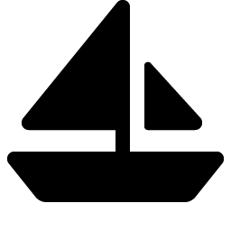 sailboat fill icon