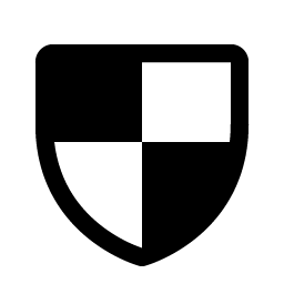 shield checkered fill icon