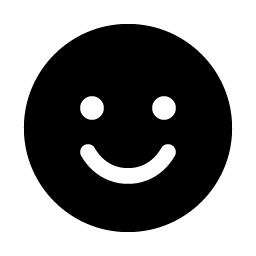 smiley fill icon