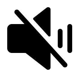 speaker simple slash fill icon