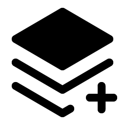 stack plus fill icon