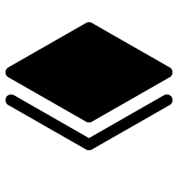 stack simple fill icon