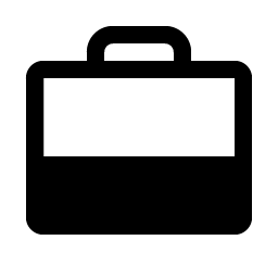 suitcase simple fill icon