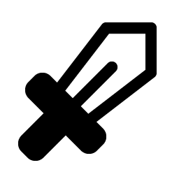 sword fill icon