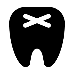 tooth fill icon