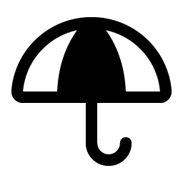 umbrella fill icon