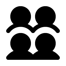 users four fill icon