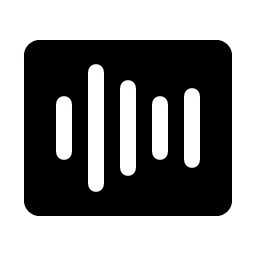 waveform fill icon