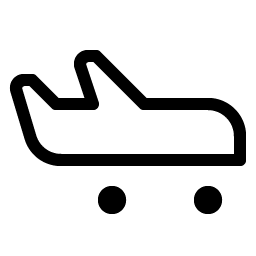 airplane taxiing light icon