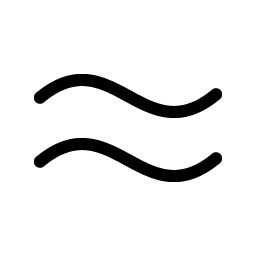 approximate equals light icon