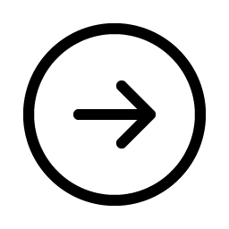 arrow circle right light icon