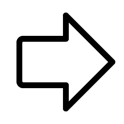 arrow fat right light icon