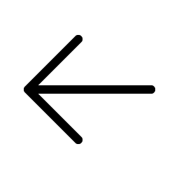 arrow left light icon