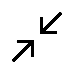 arrows in simple light icon