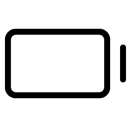 battery empty light icon