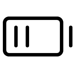 battery medium light icon