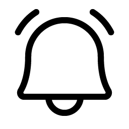 bell ringing light icon