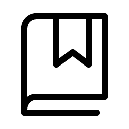 book bookmark light icon