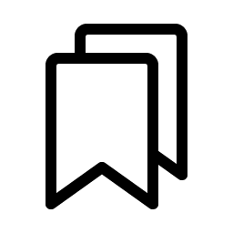 bookmarks light icon