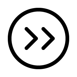 caret circle double right light icon